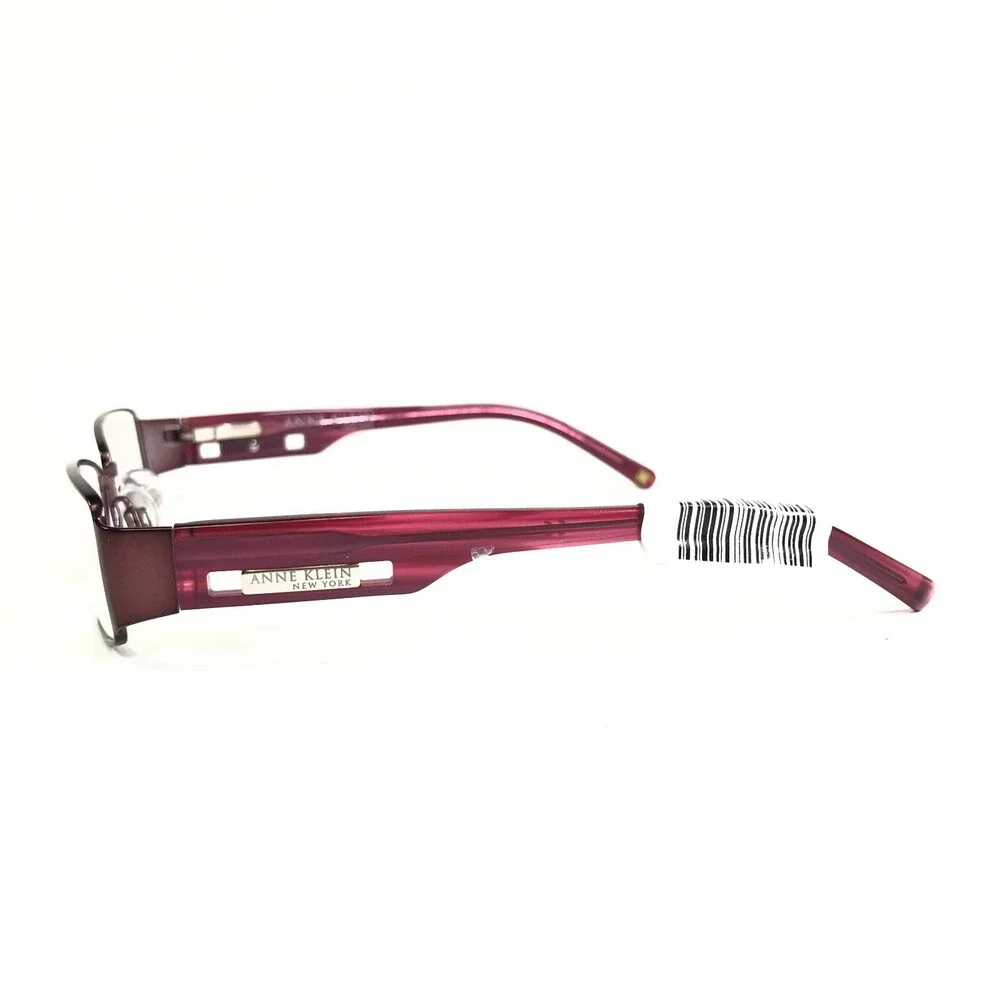 Anne Klein Eyeglasses Frames AKNY 9077 467-S Purple Red Rectangular 52-17-135